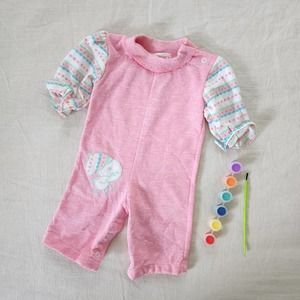 Vintage 60s-70s Healthtex Chick Applique Bodysuit 3 months